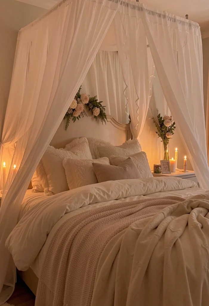 Canopy or Draped Bed