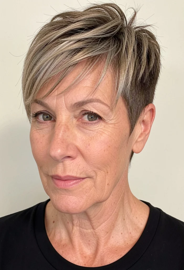  Choppy Pixie with Tapered Sides