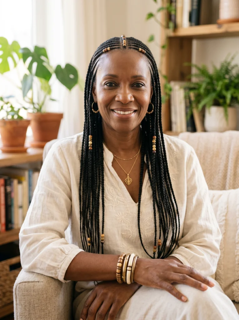  Fulani Braids with Subtle Beads