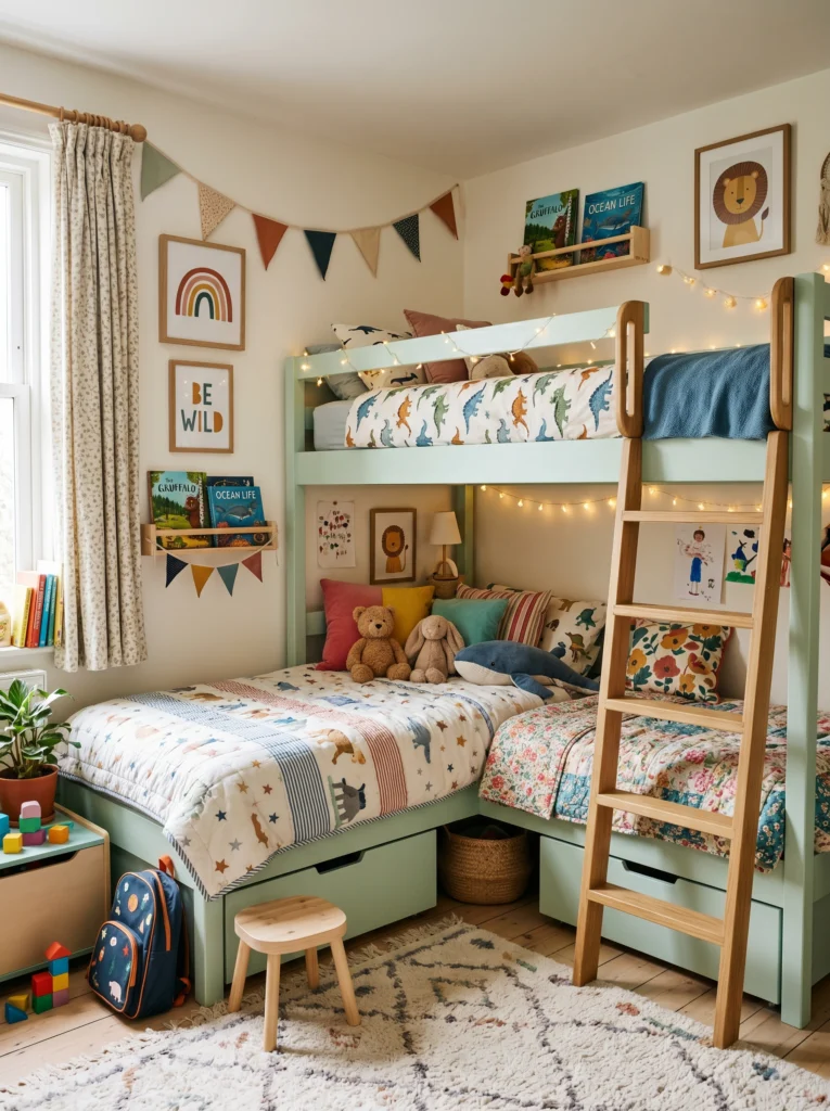  L-Shaped Bed Arrangement