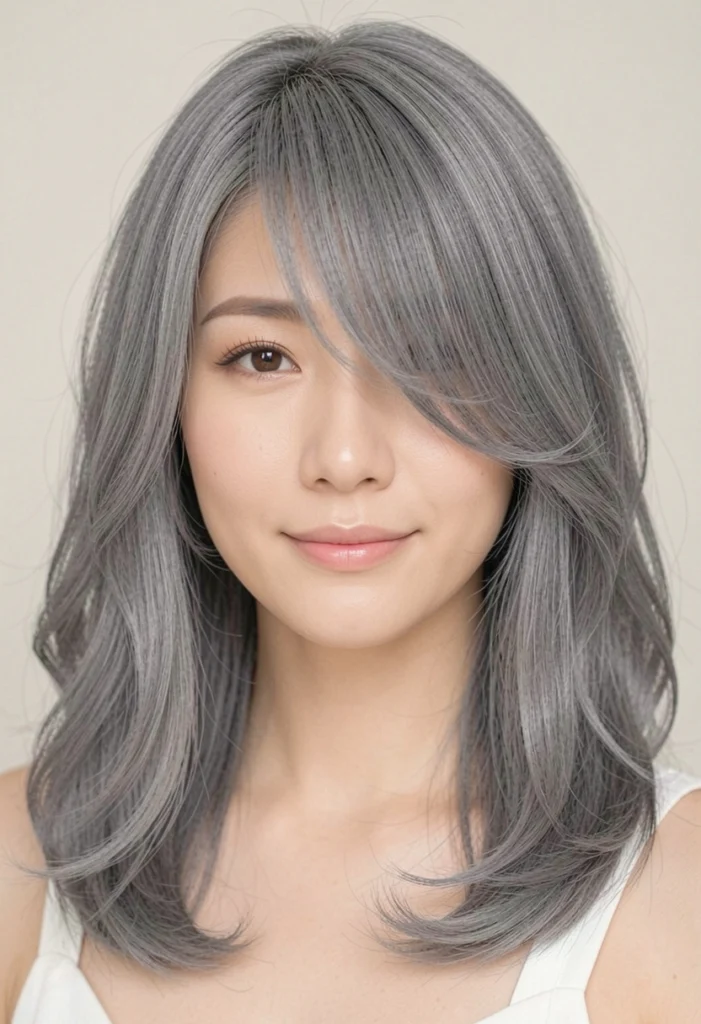 . Layered Medium-Length Cut