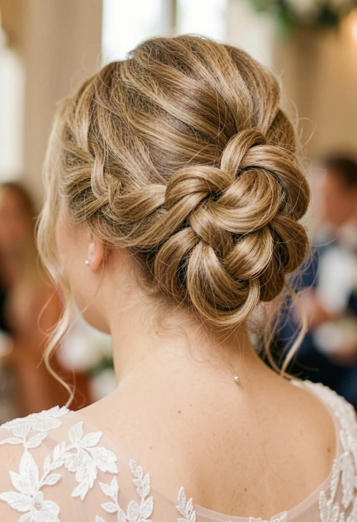 Loose Braided Updo