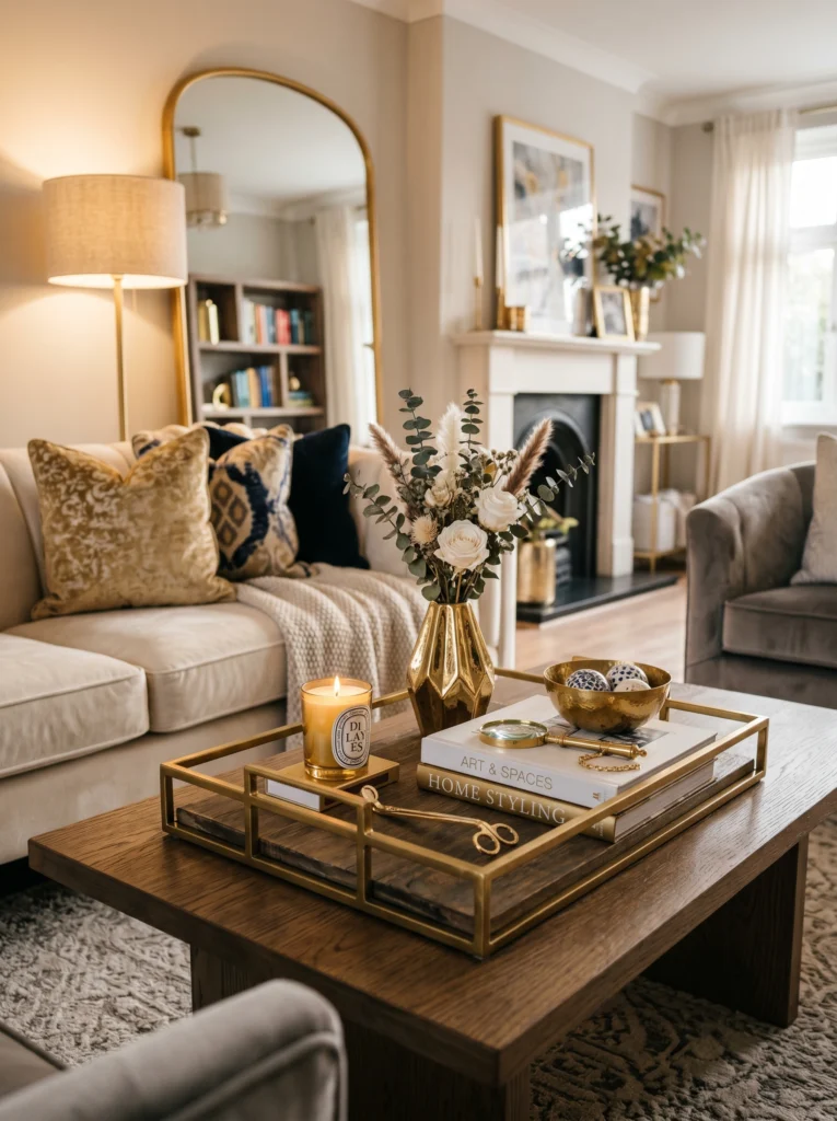 Metallic Accent Elegance