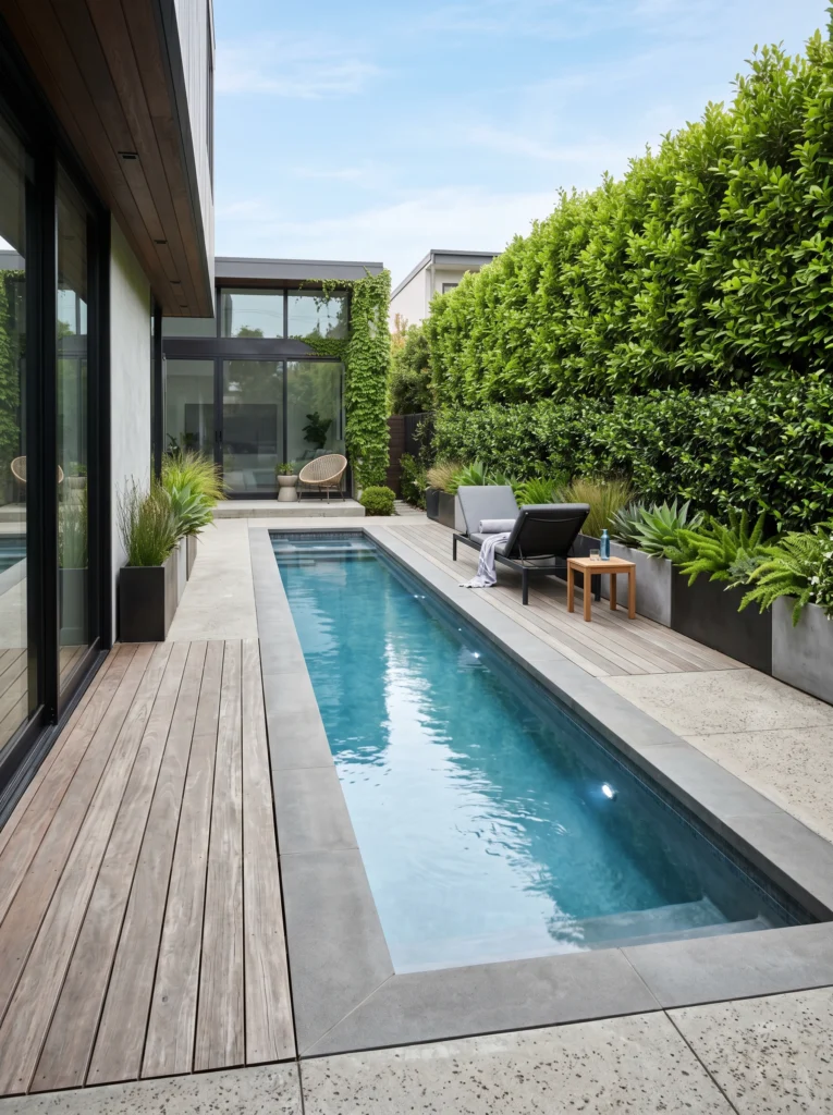 Narrow Lap Pool for Compact Spaces