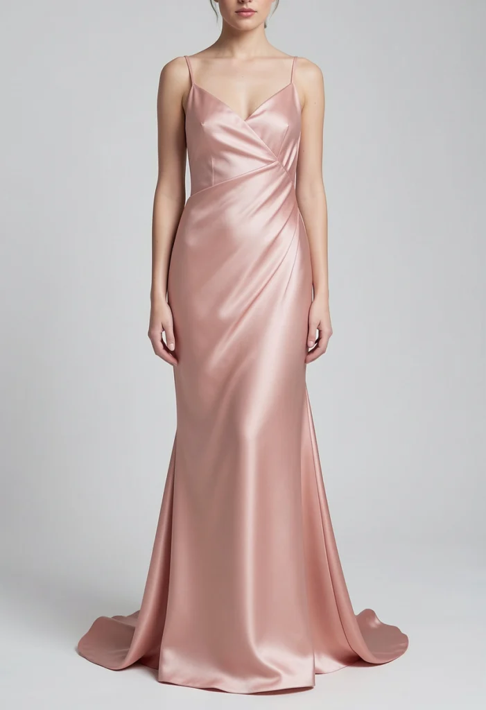 Blush Satin Slip Dress