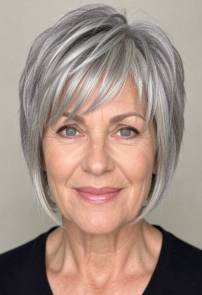 Choppy Bob with Fringe