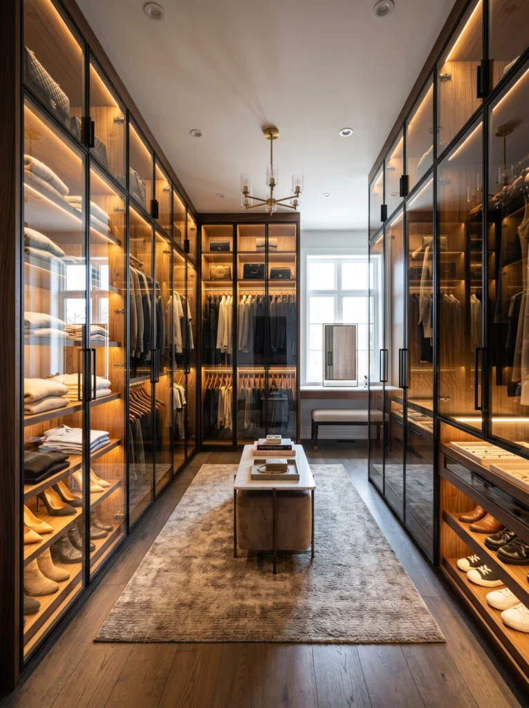 Glass Door Wardrobe Style