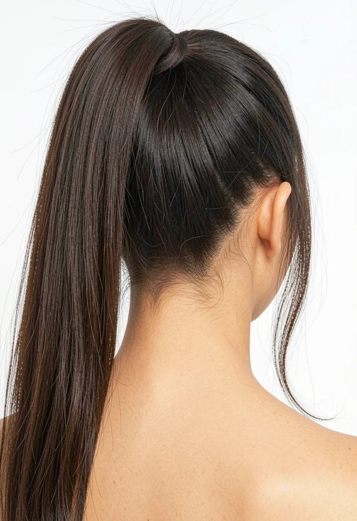 High Ponytail with Volume