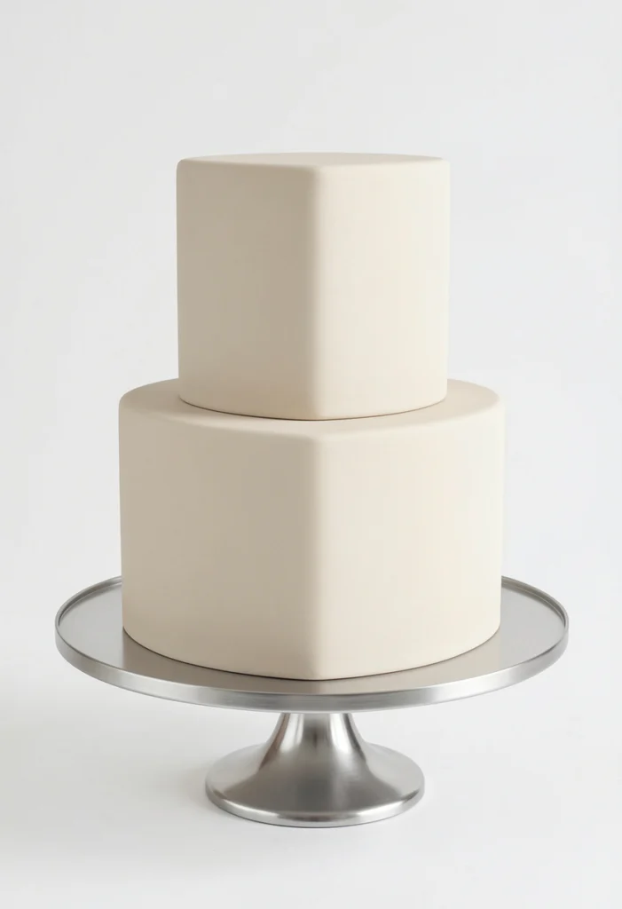 Monochrome Minimal Cake