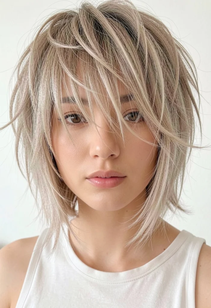 Soft Shag with Wispy Bangs