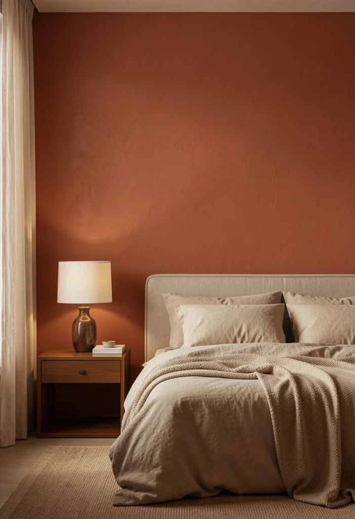 Terracotta Textured Wall