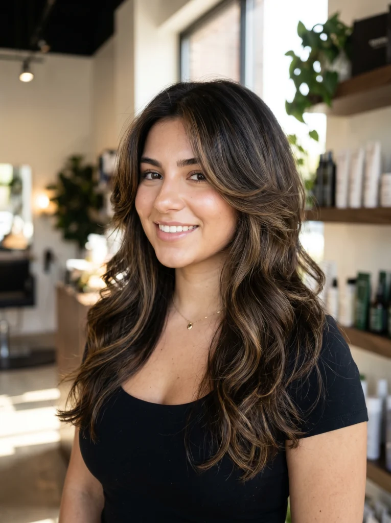 Butterfly Haircut on Thick Hair for Beautiful Movement