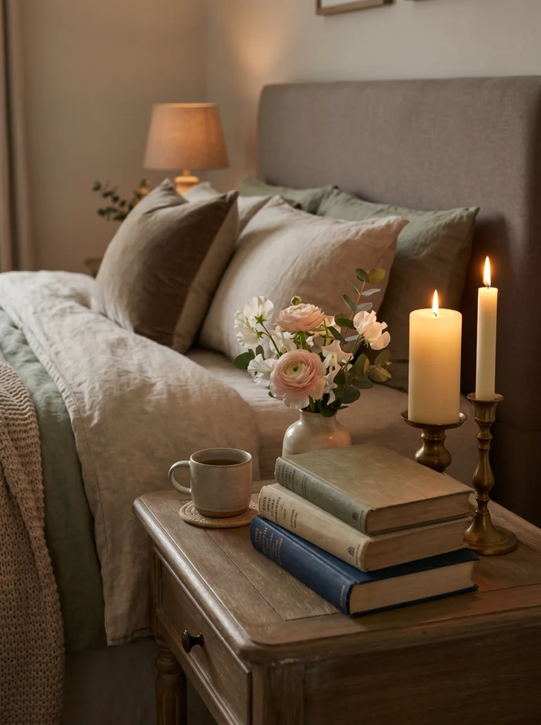 Candle Styling for Cozy Evening Ambiance