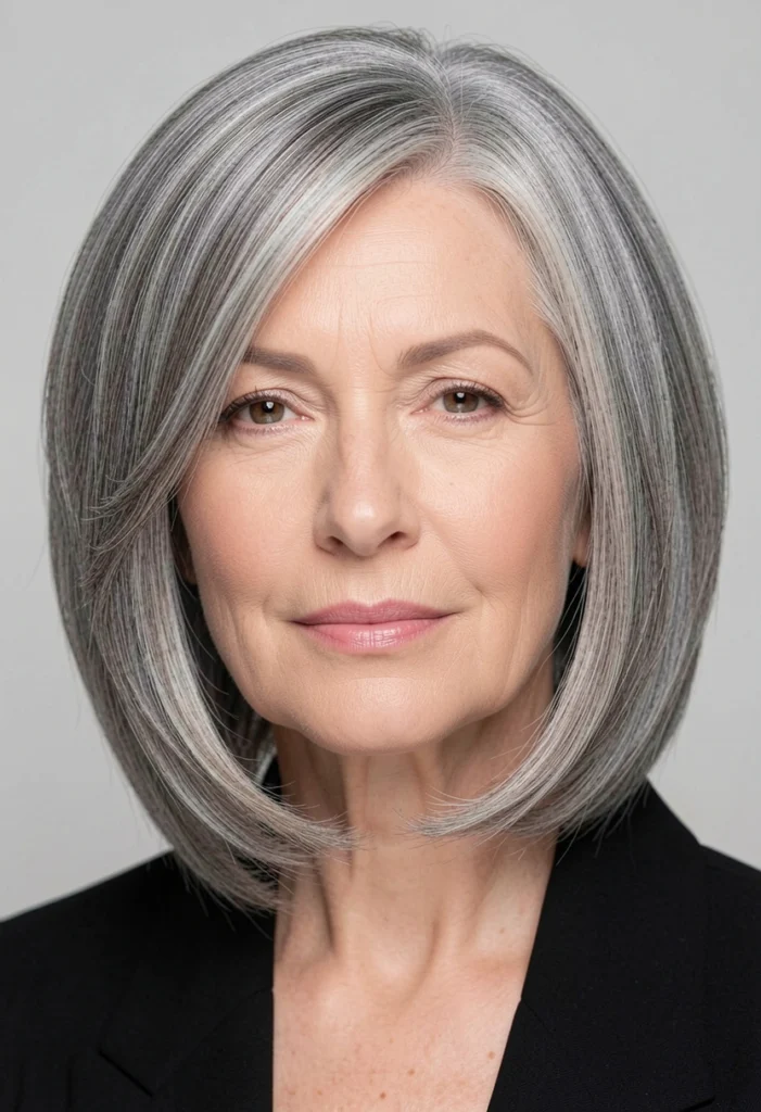 Chin-Length Layered Bob