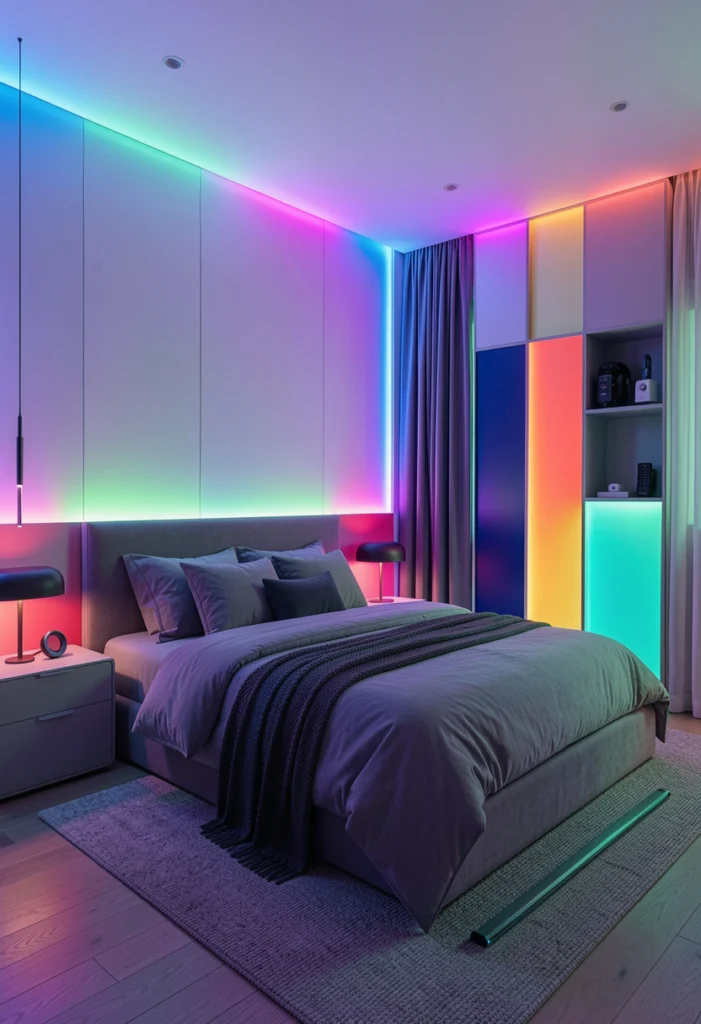 Color-Changing LED Mood Lighting