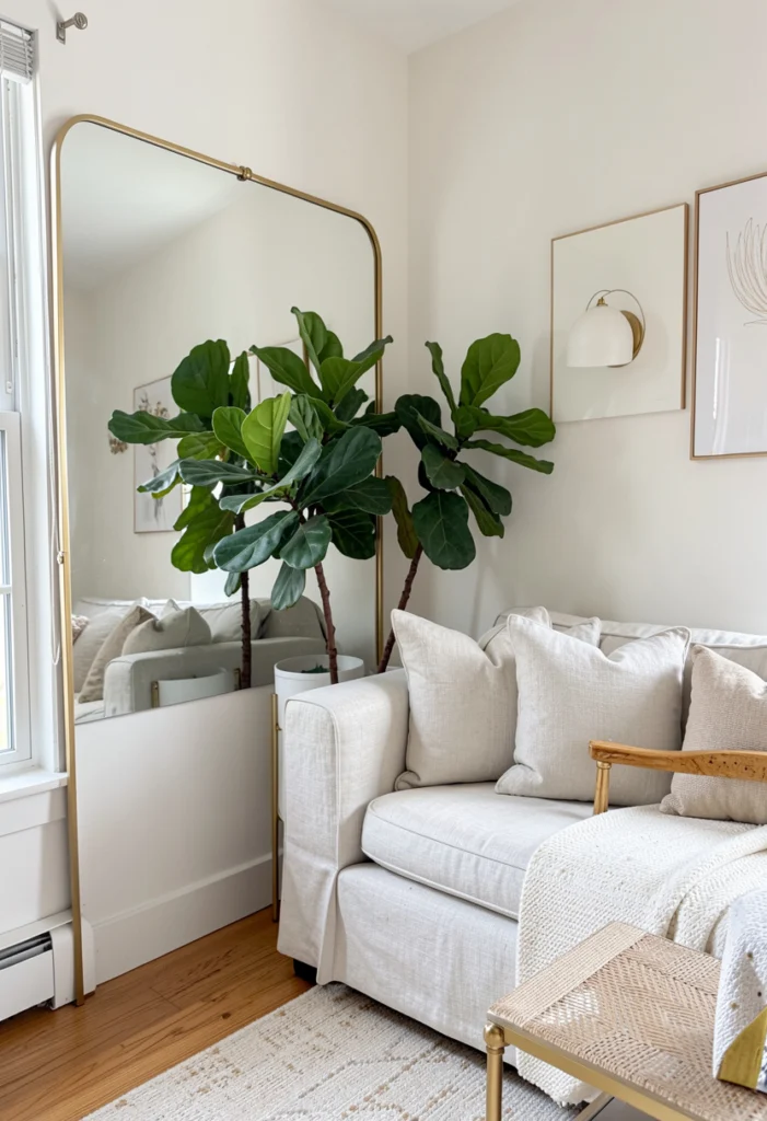 Mirror-Enhanced Space