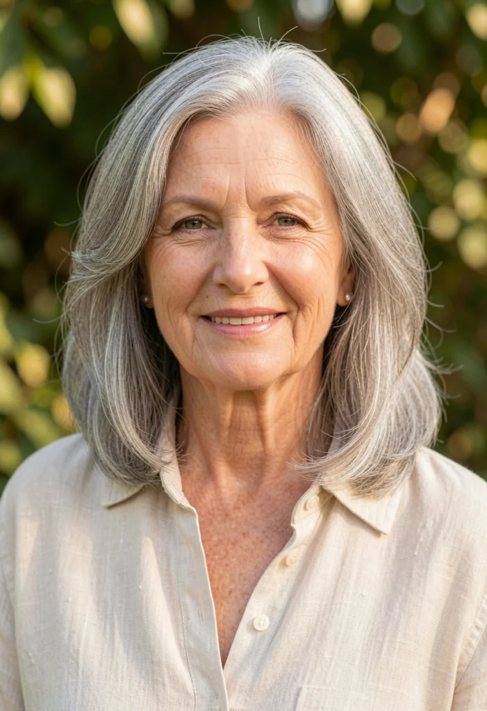 Shoulder-Length Layered Cut