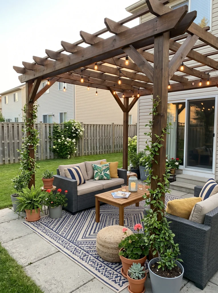 Budget Pergola or Shade Sail for Outdoor Comfort