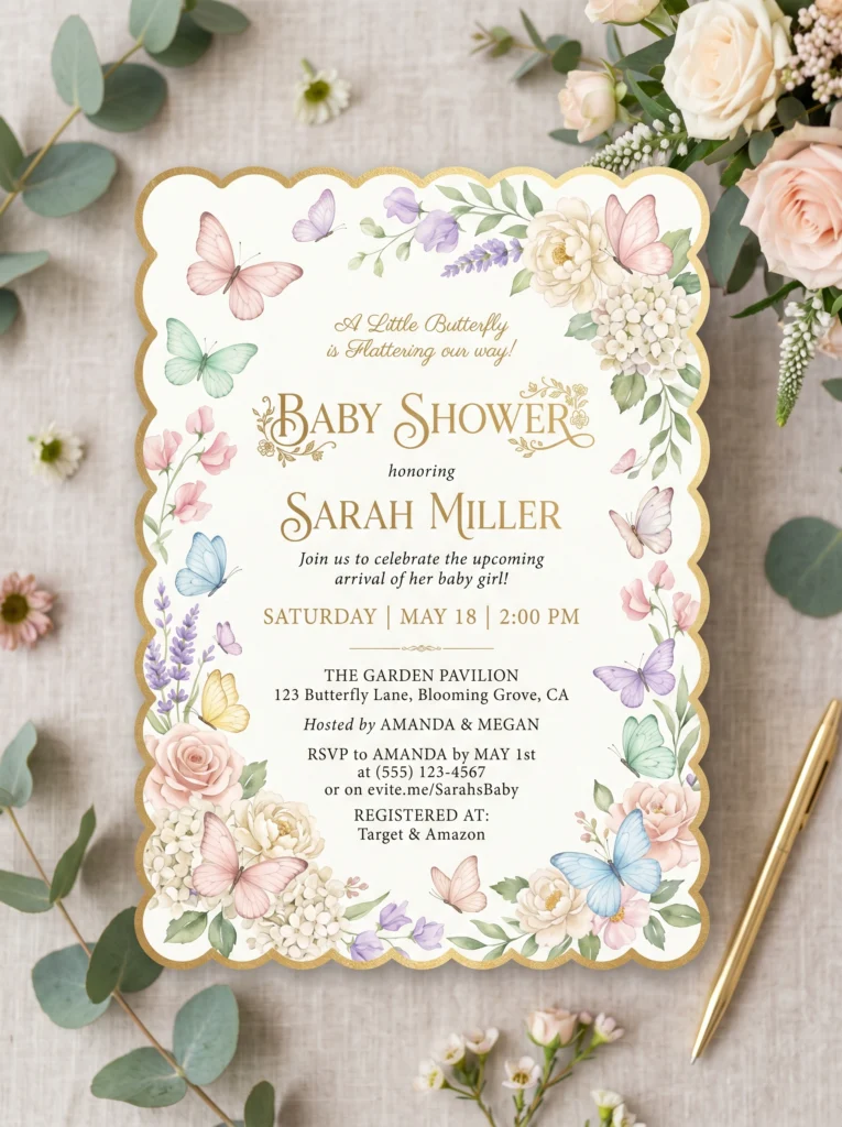 Butterfly Invitations