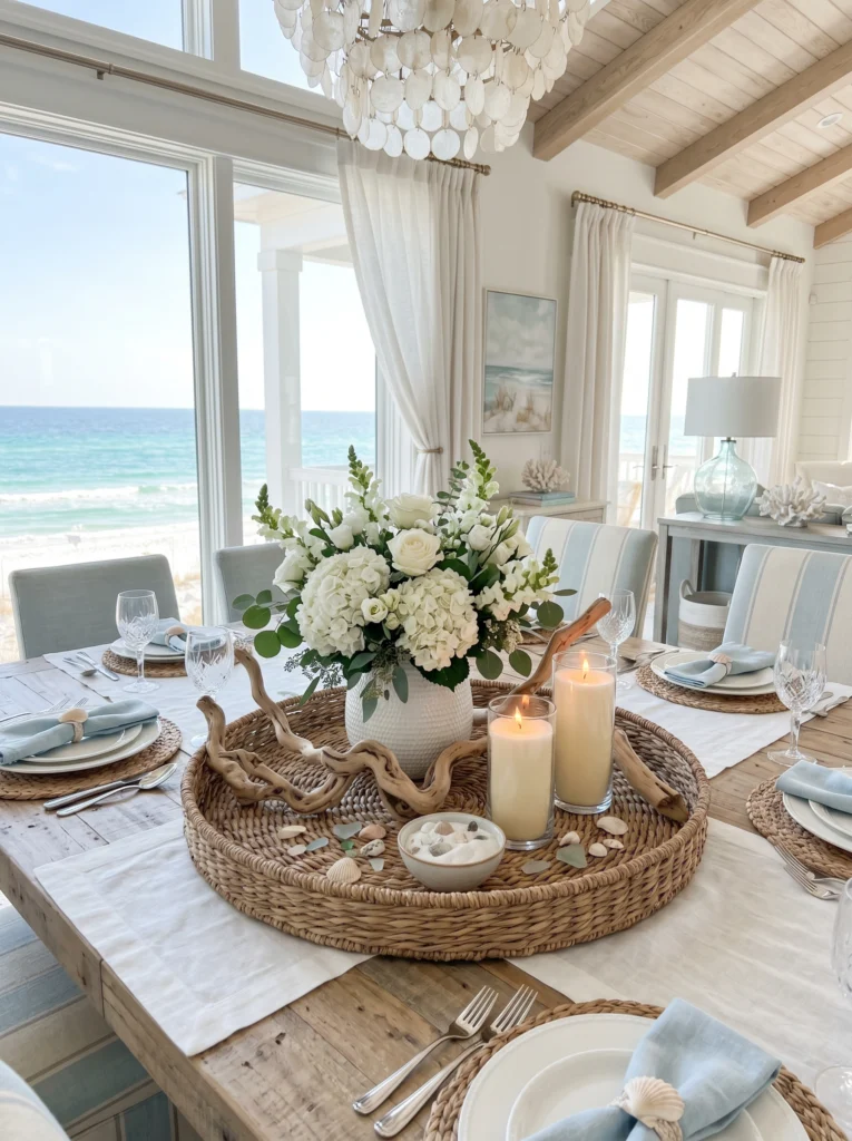Coastal Inspired Table Centerpiece