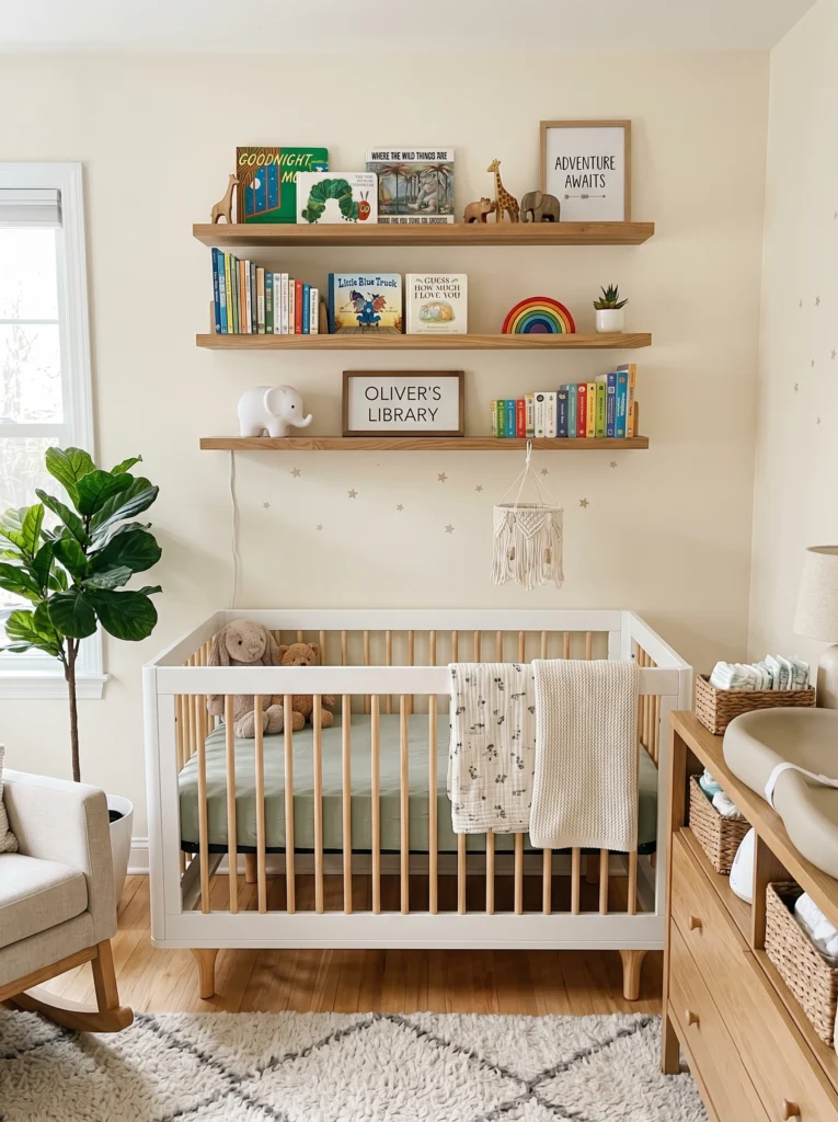 Floating Shelves Above Furniture