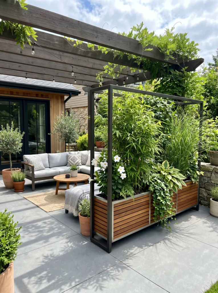 Freestanding Planter Screens