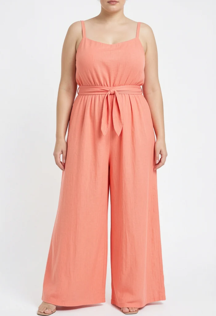 Jumpsuit with Cinched Waist