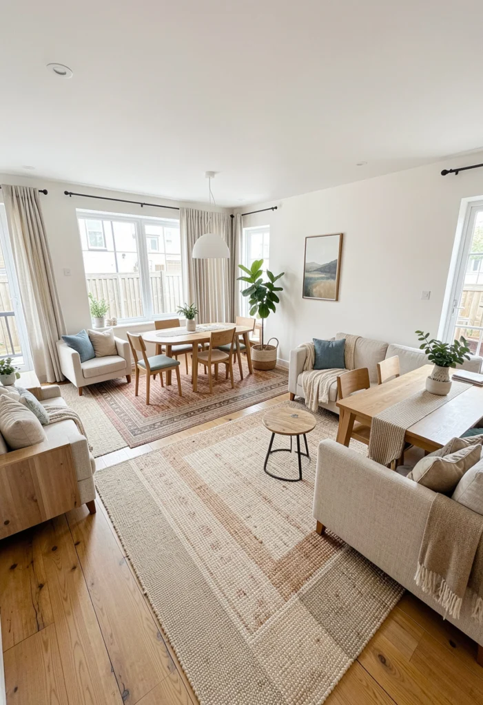 Open Layout with Defined Zones