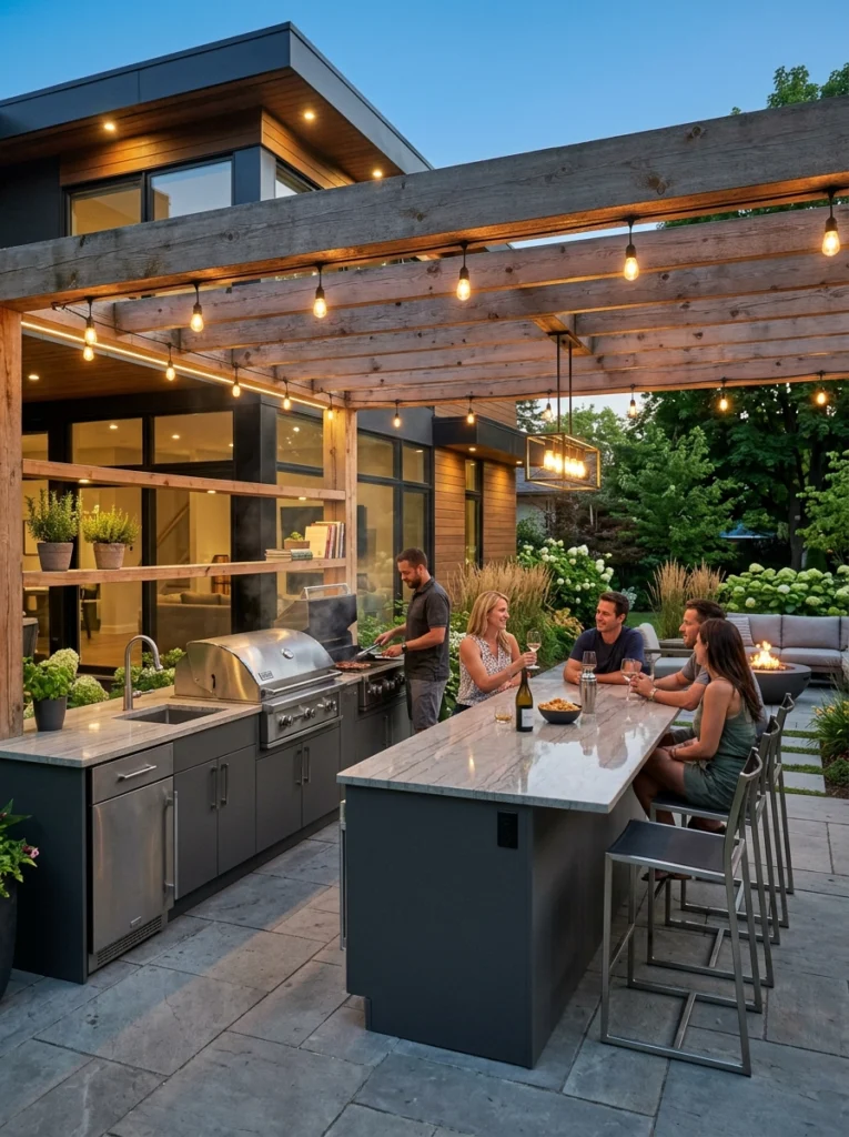 Outdoor Kitchen Area