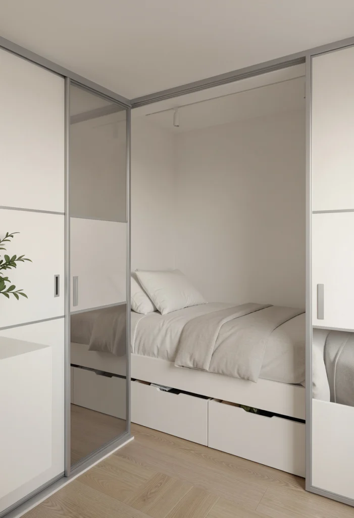  Use Sliding Doors for Closets