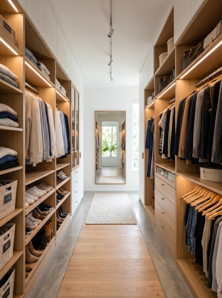  Walk-Through Closet Layout