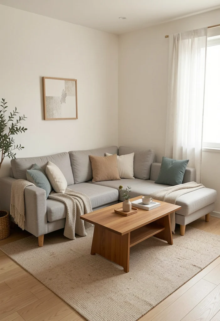 Compact Sectional Sofa Setup