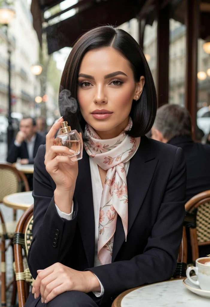 French Bob with Side Part