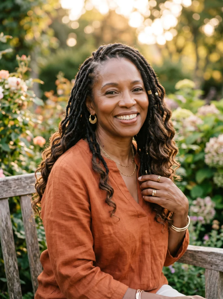 Goddess Braids with Waves