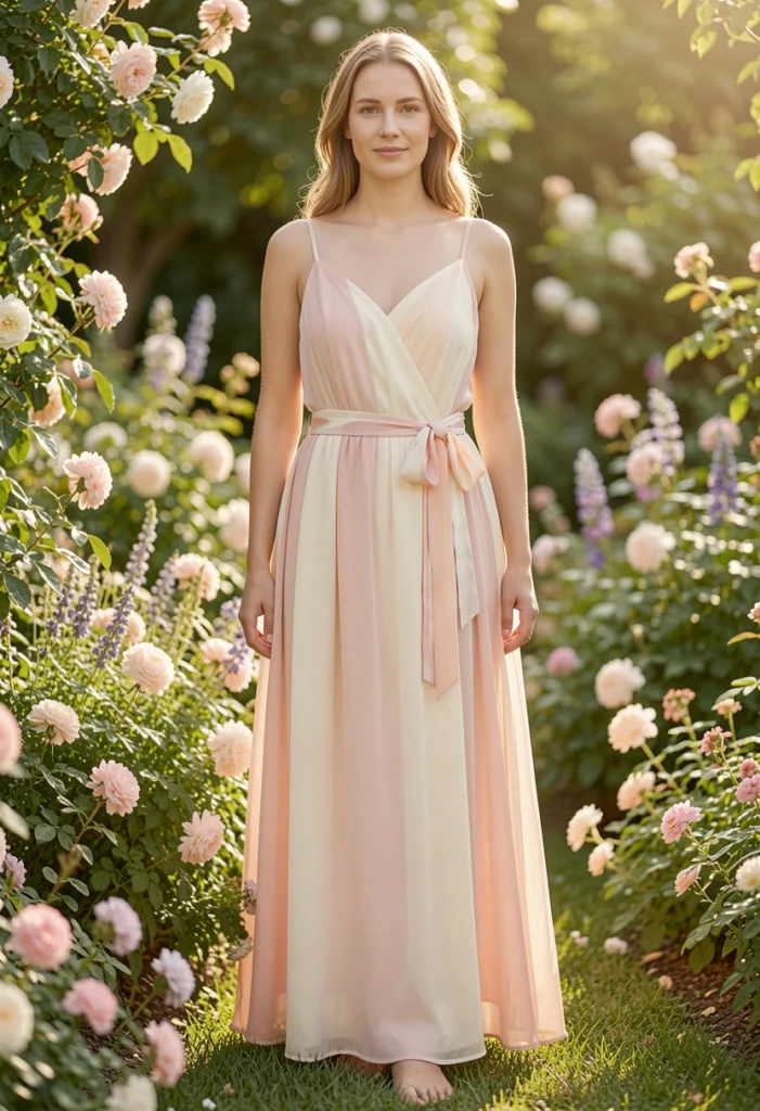 Maxi Dress with Belted Waist