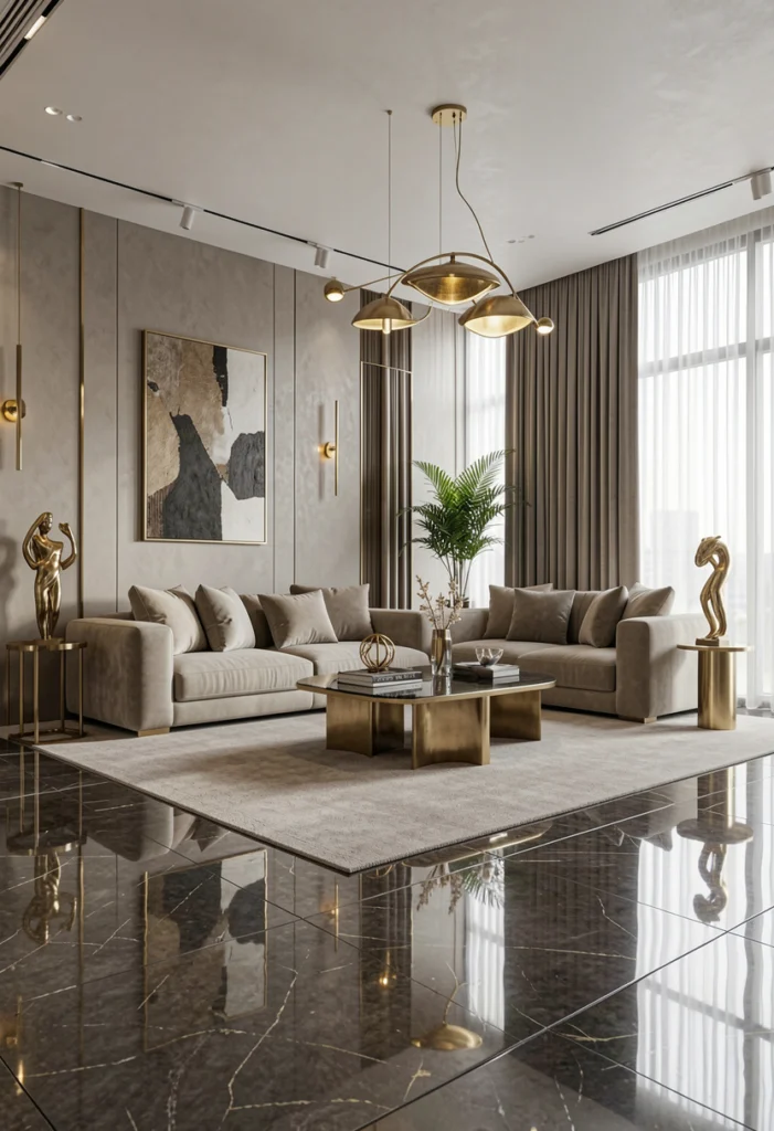 Metallic Accents for Subtle Glamour