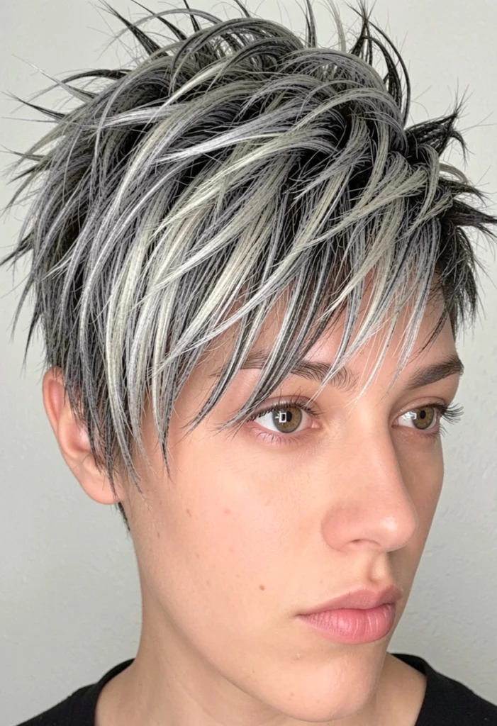  Tousled Choppy Pixie