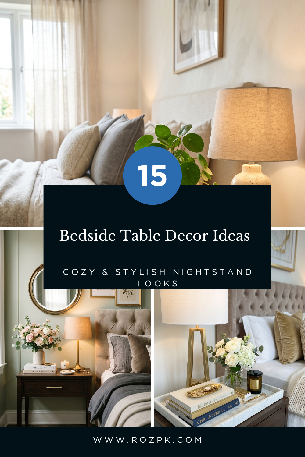 Bedside Table Decor Ideas
