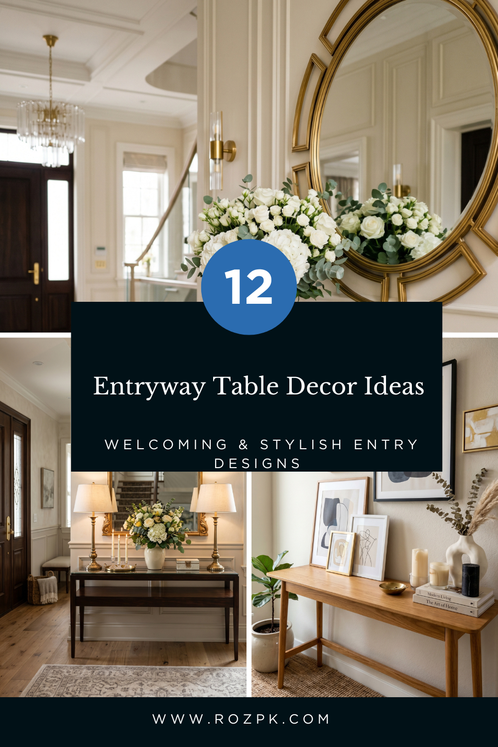 _Entryway Table Decor Ideas