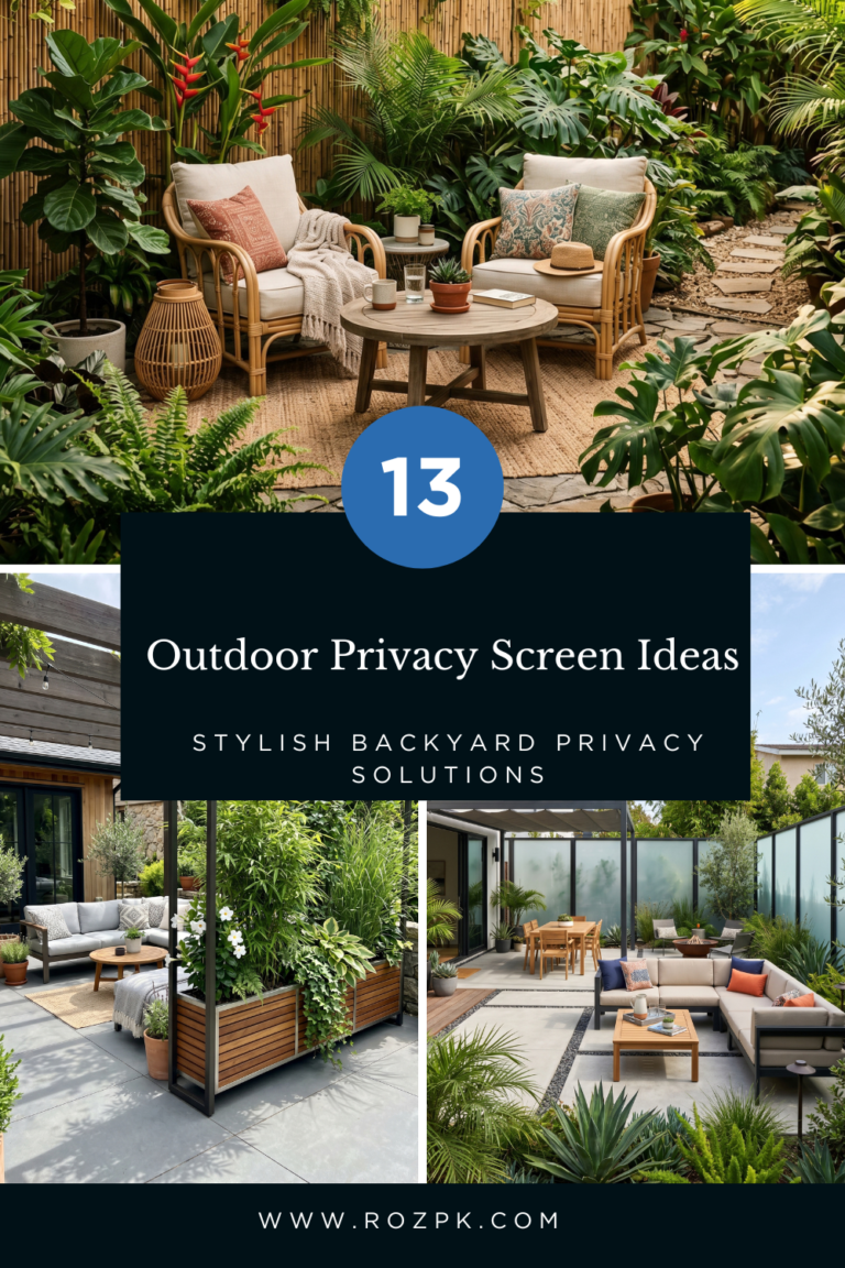Outdoor Privacy Screen Ideas