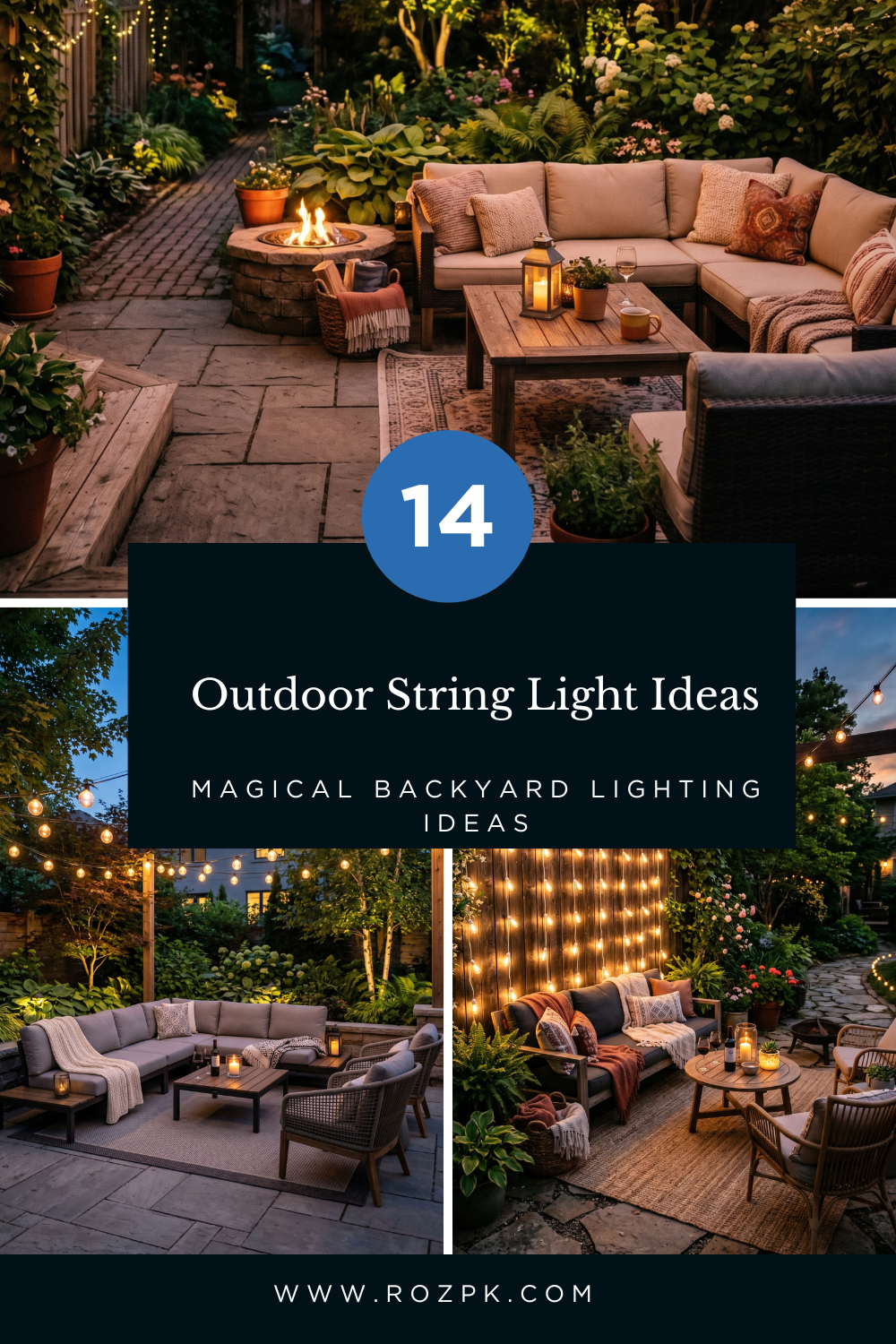_Outdoor String Light Ideas