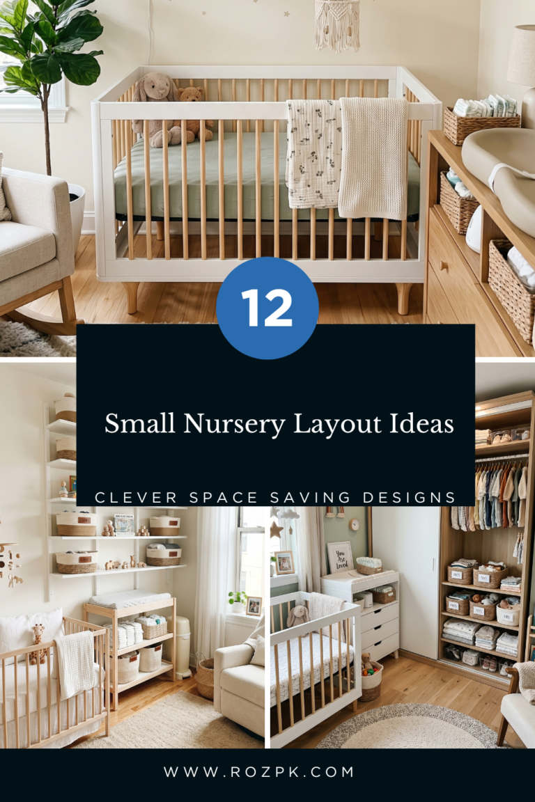 Small Nursery Layout Ideas