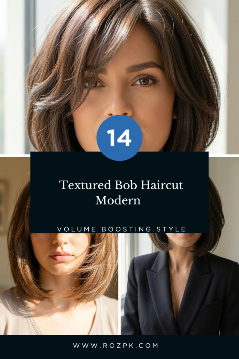 Textured Bob Haircut Modern