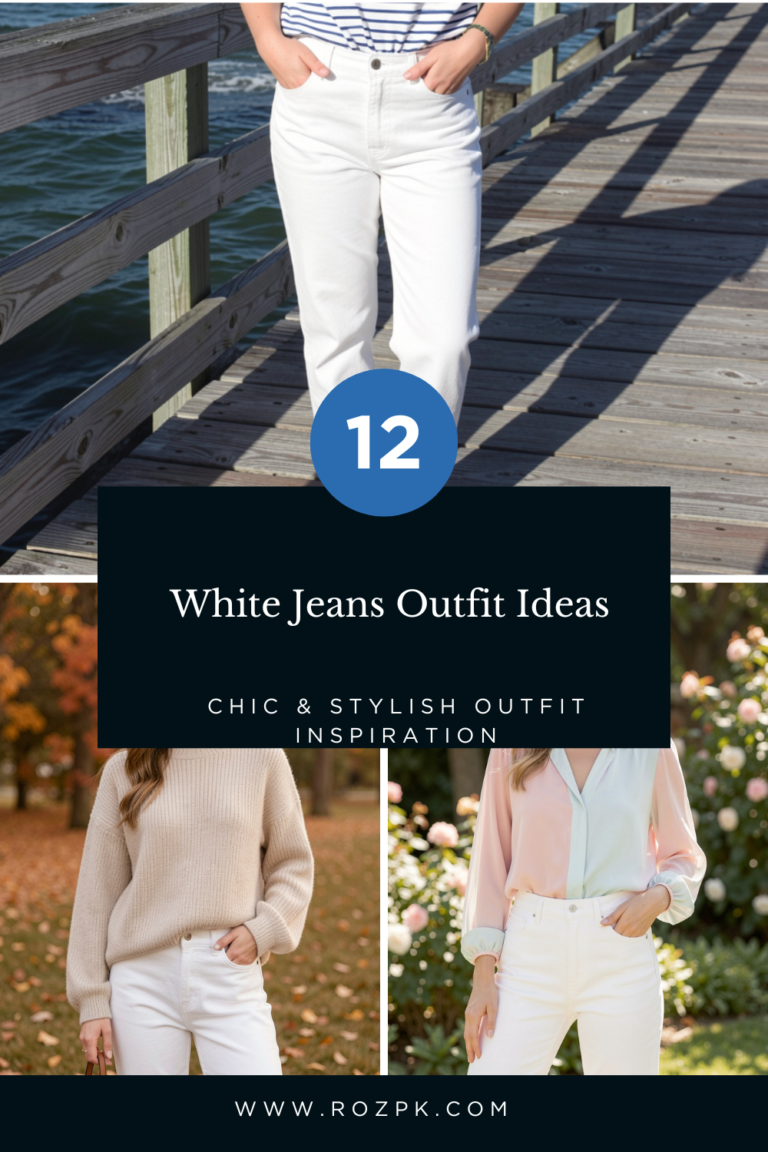 White Jeans Outfit Ideas