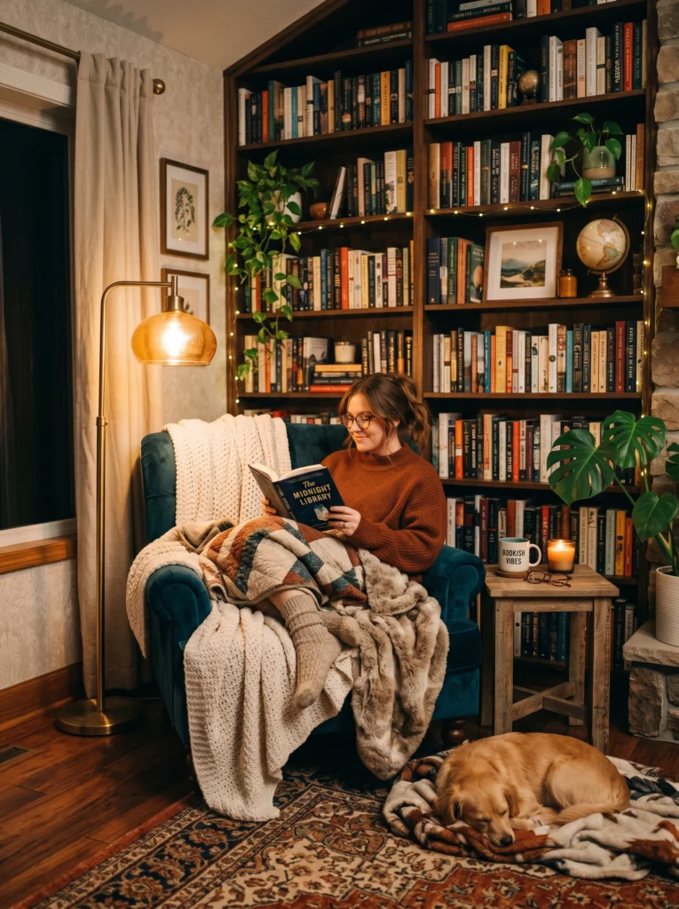 Cozy Reading Lounge Retreat