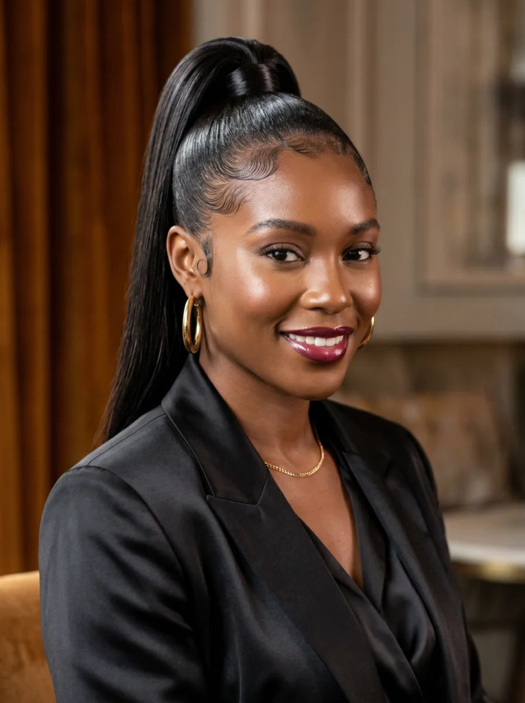 Sleek High Ponytail