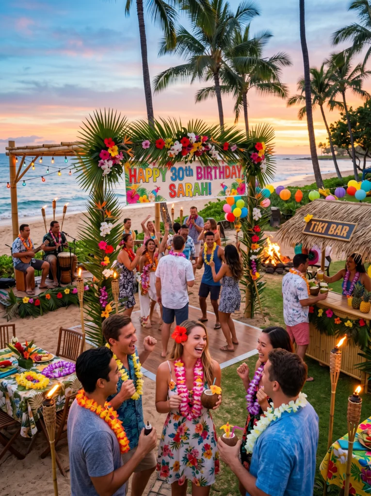 Tropical Luau Party