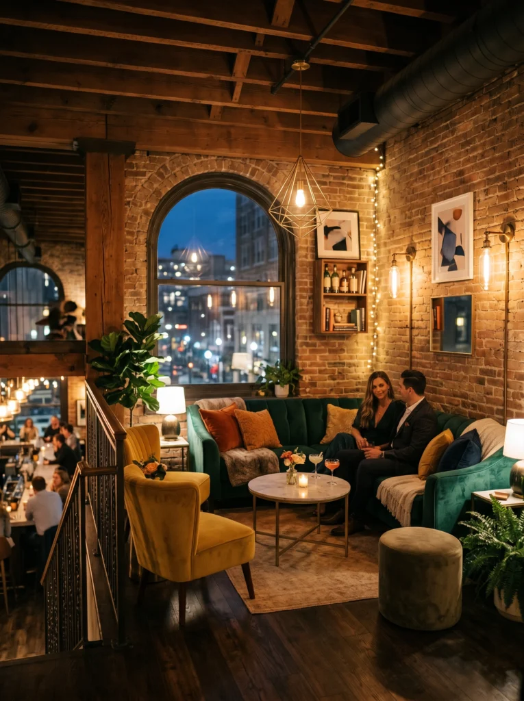 Chic Loft Bar Corner