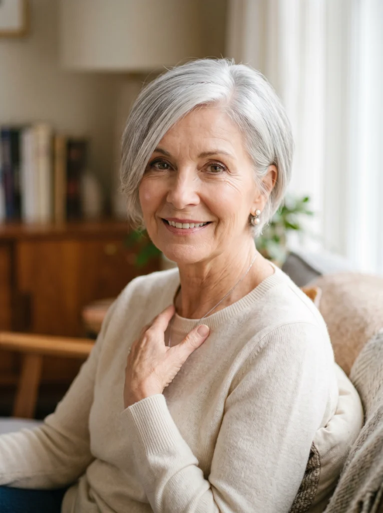 Side-Parted Short Hairstyle