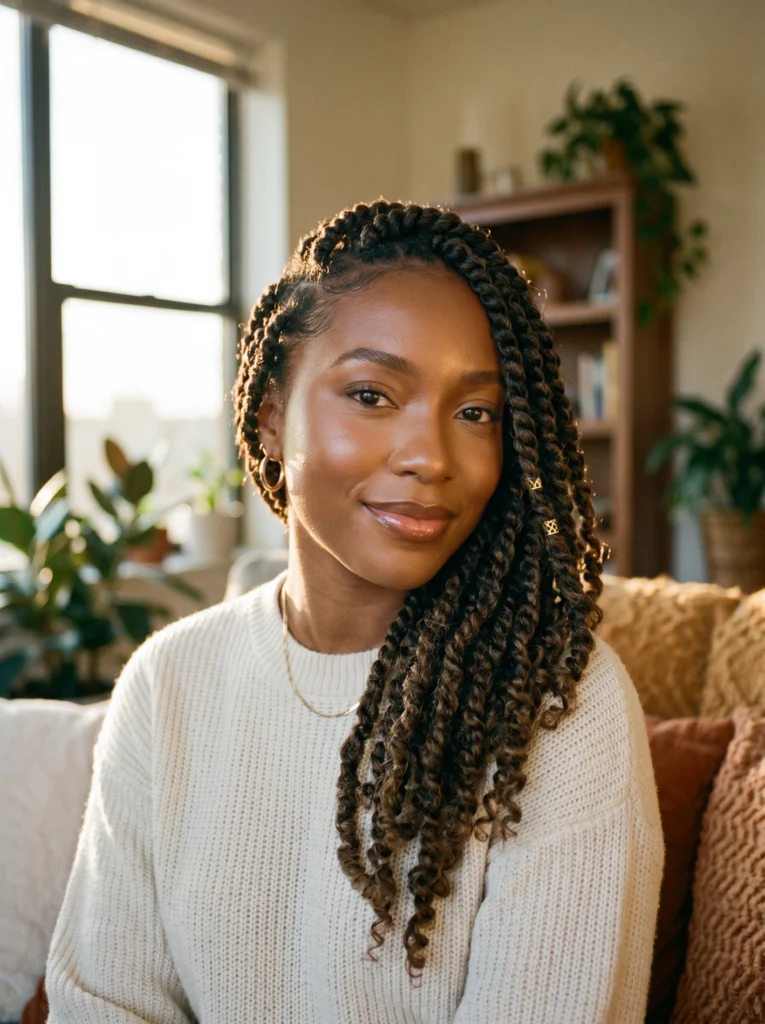 Side-Swept Passion Twists